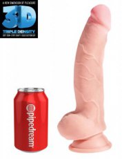King Cock Plus Triple Density Fat Cock with Balls 20.30 cm.