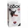 King Cock Strap-on Harness With Cock 17.80 cm. King Cock Strap-on Harness With Cock 17.80 cm.