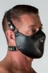 Leather Mouth Restrictor - Black Leather Mouth Restrictor - Black