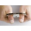 Metalen politie duimboeien Metal police thumb-cuffs