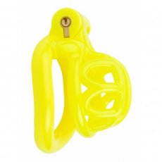 Yellow Short Chastity Cage